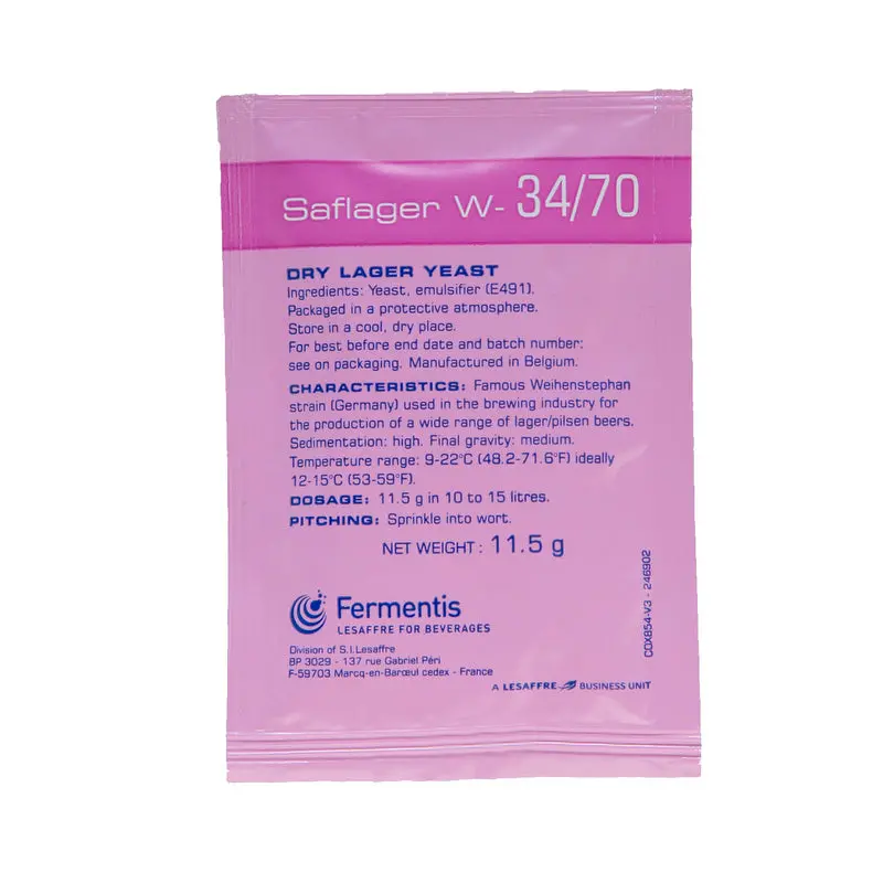 Fermentis Saflager W-34/70 Dry Lager Yeast 1