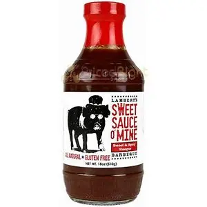 Lambert's Sweet Sauce O' Mine Sweet & Spicy Vinegar Bbq Sauce 1