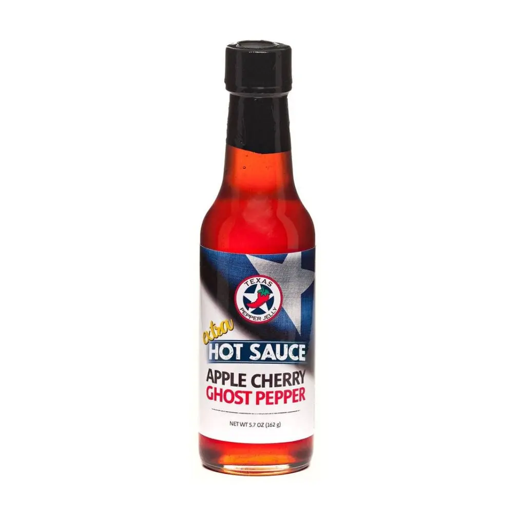 Texas Pepper Jelly Apple Cherry Ghost Pepper Hot Sauce 1