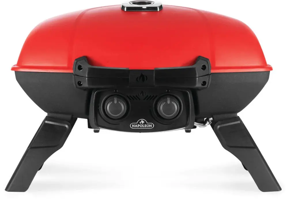 Napoleon Grills Travelq™ 285 Portable Gas Grill W/ Griddle, Red 1