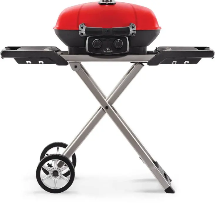 Napoleon Grills Travelq™ 285X With Scissor Cart And Griddle, Red 1