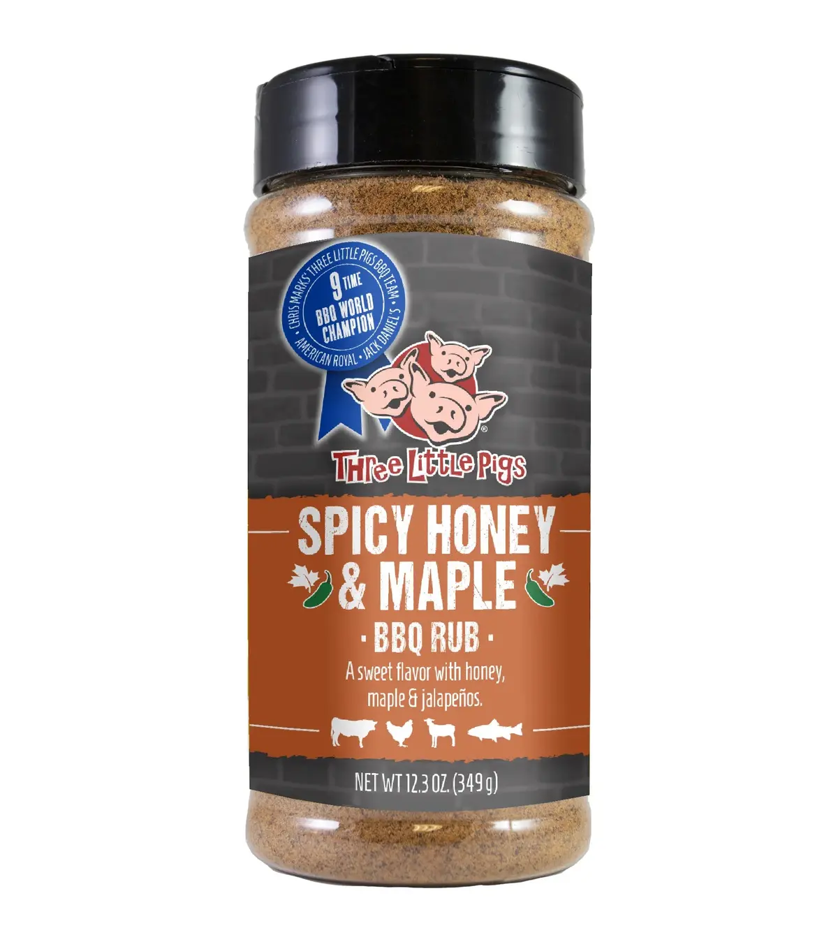 Three Little Pigs Spicy Honey & Maple Rub 1
