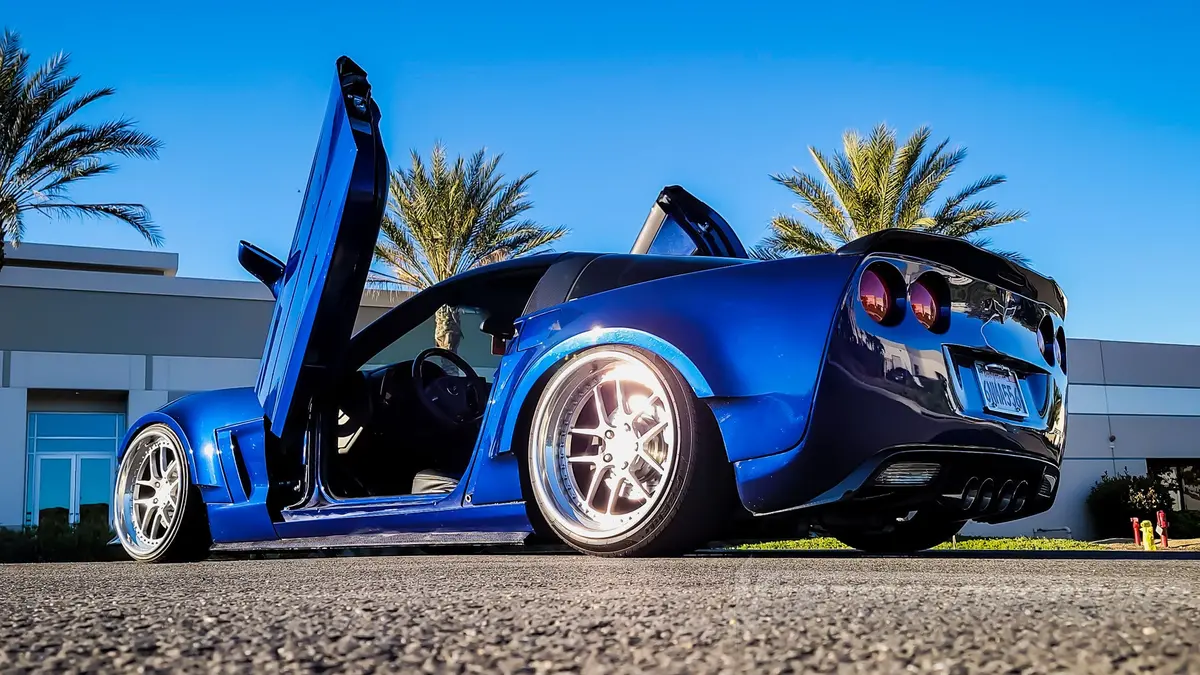 Vertical Doors Kit Compatible Chevrolet Corvette C6 2005-2013 1