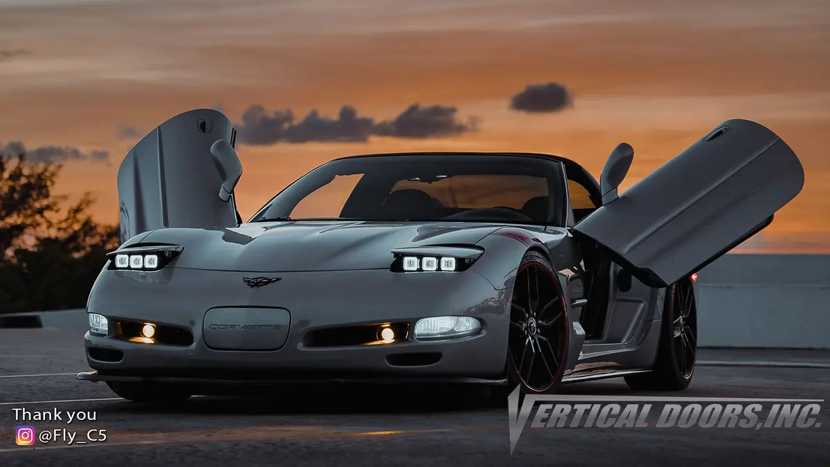 Zlr Doors Kit Compatible Chevrolet Corvette C5 1997-2004 1