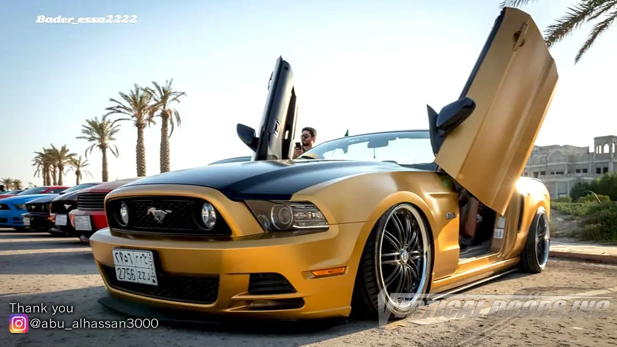 Vertical Doors Kit Compatible Ford Mustang 2011-2014 1