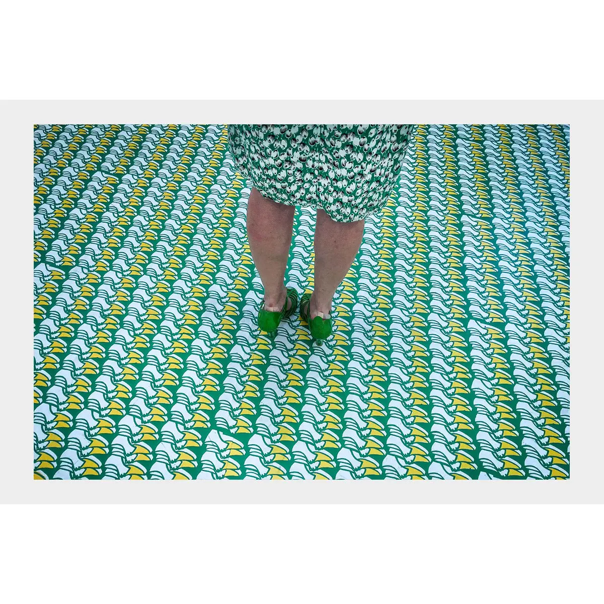 Woman With Green Shoes, New York City, Usa 1