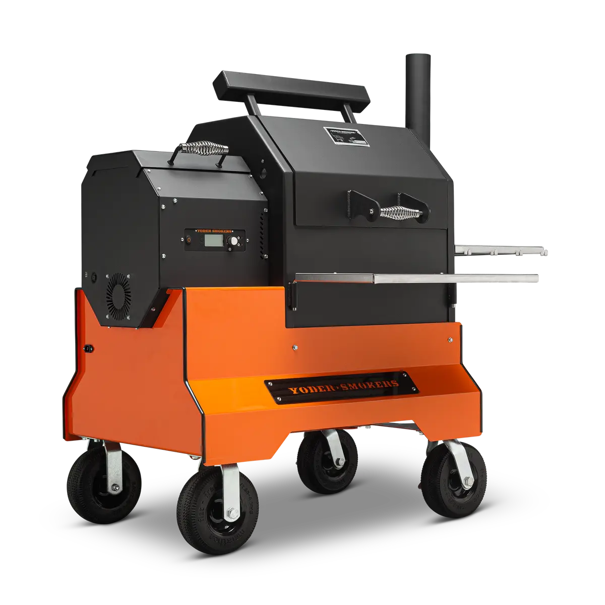 Yoder Smokers Ys480s Pellet Grill On Competition Cart 2