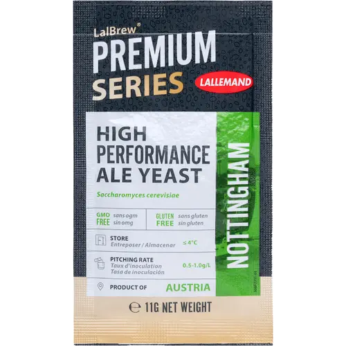 Lallemand Lalbrew Nottingham High Performance Ale Yeast 11G 1