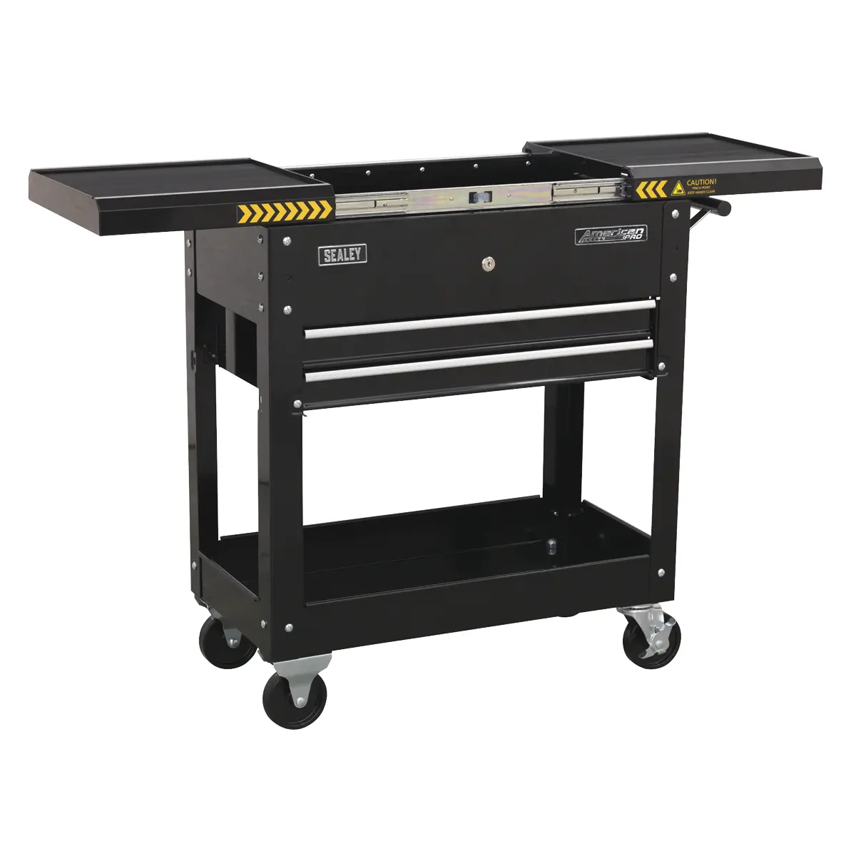 American Pro American Pro® Mobile Tool & Parts Trolley - Black Ap705mb 1