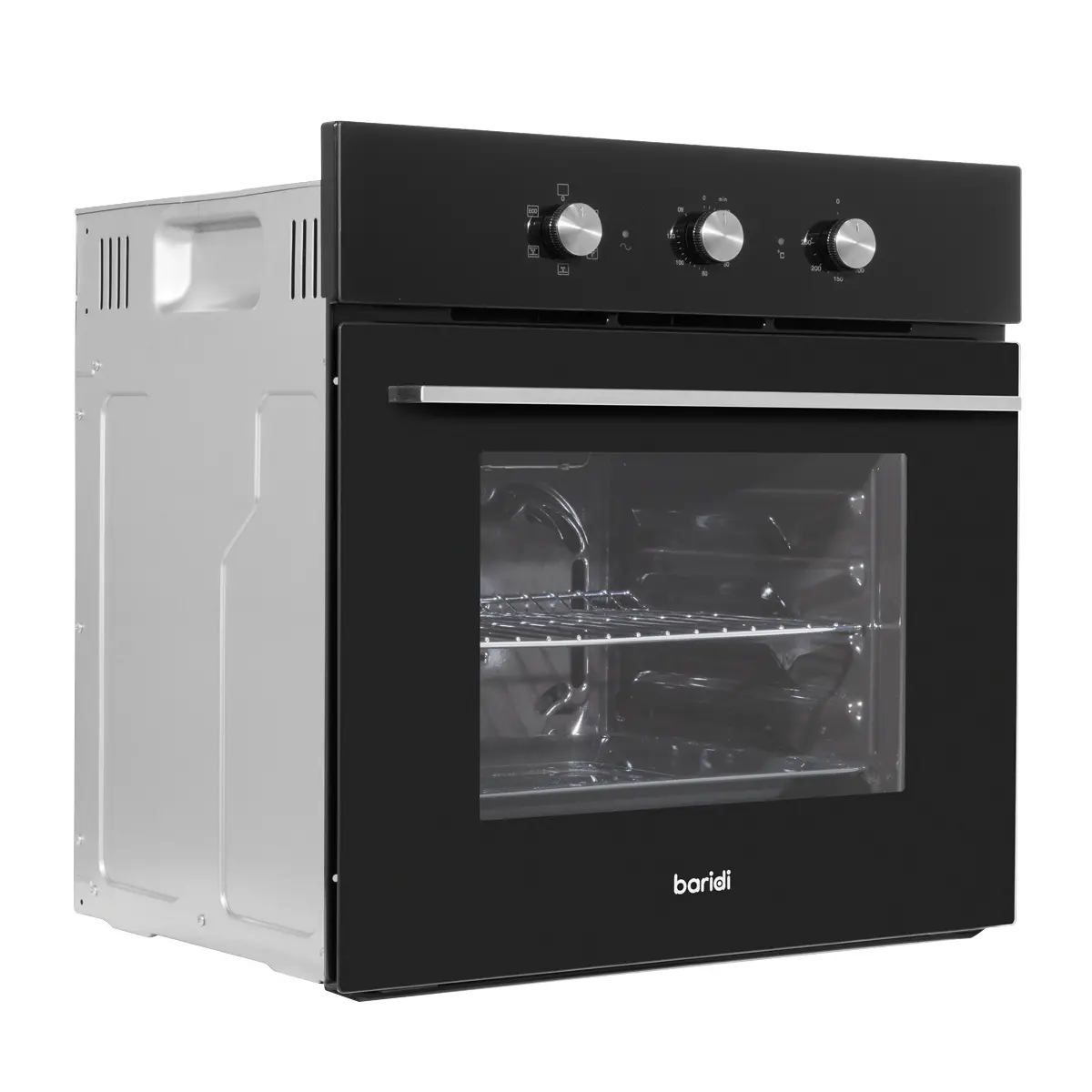 Baridi Built-In 5-Function Fan Assisted Oven With Timer 60Cm, 55L Capacity - Black Dh110 1