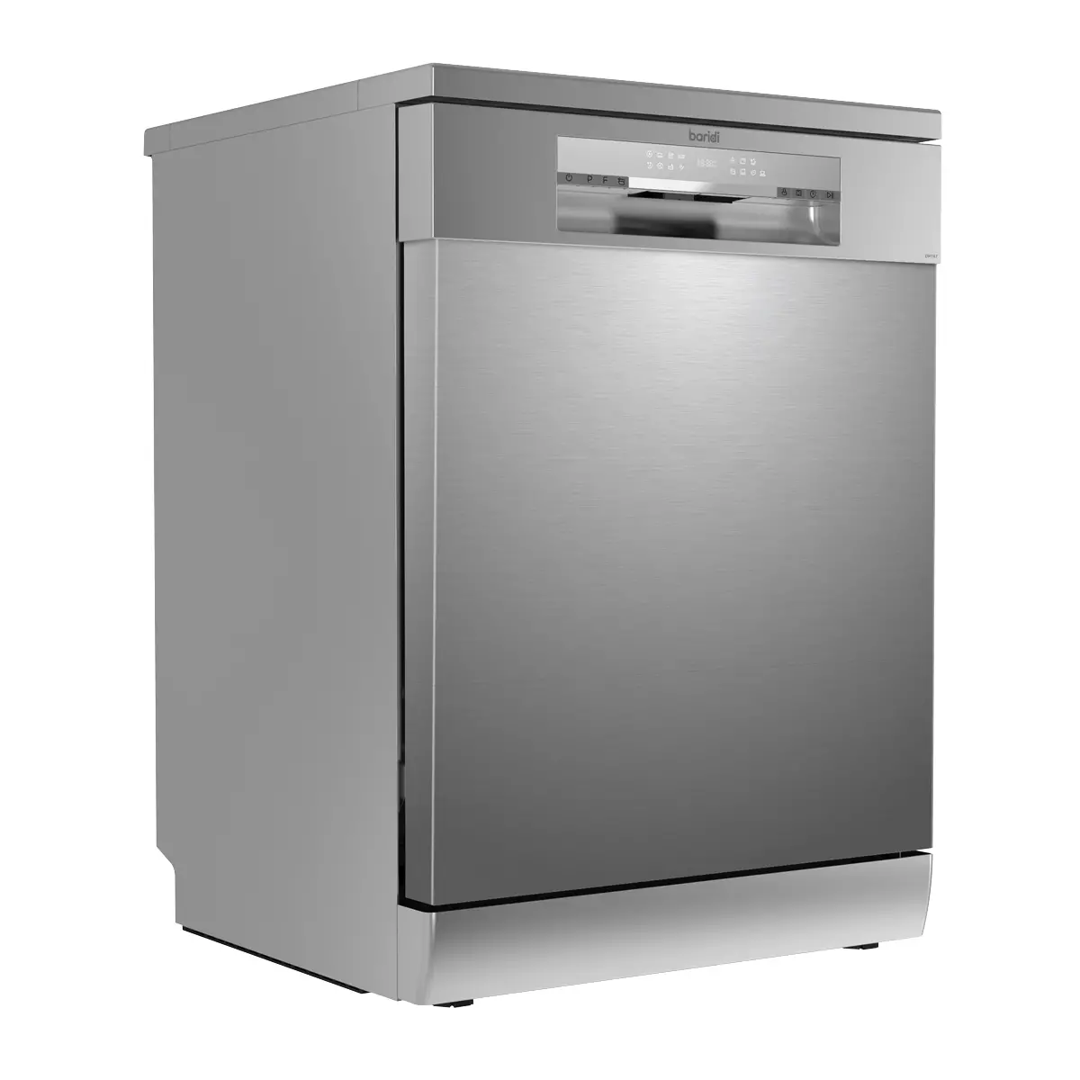 Baridi Regular Sized Freestanding Dishwasher 60Cm Wide 14 Place Settings - Silver Dh167 1