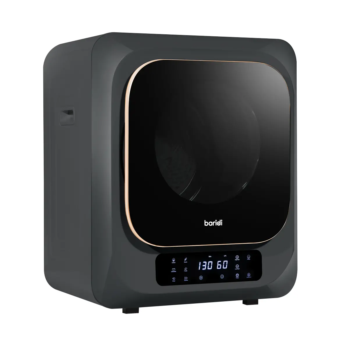 Baridi Tabletop Tumble Dryer With Digital Controls 2.5Kg Capacity - Black Dh229 1