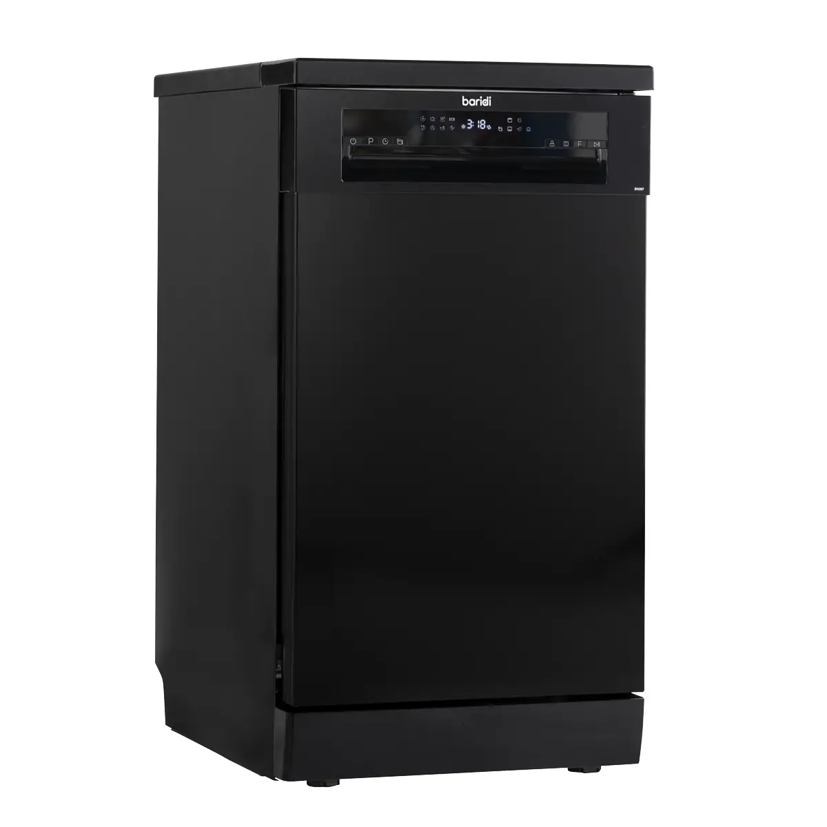 Baridi Slimline Freestanding Dishwasher 45Cm Wide 10 Place Settings - Black Dh267 1