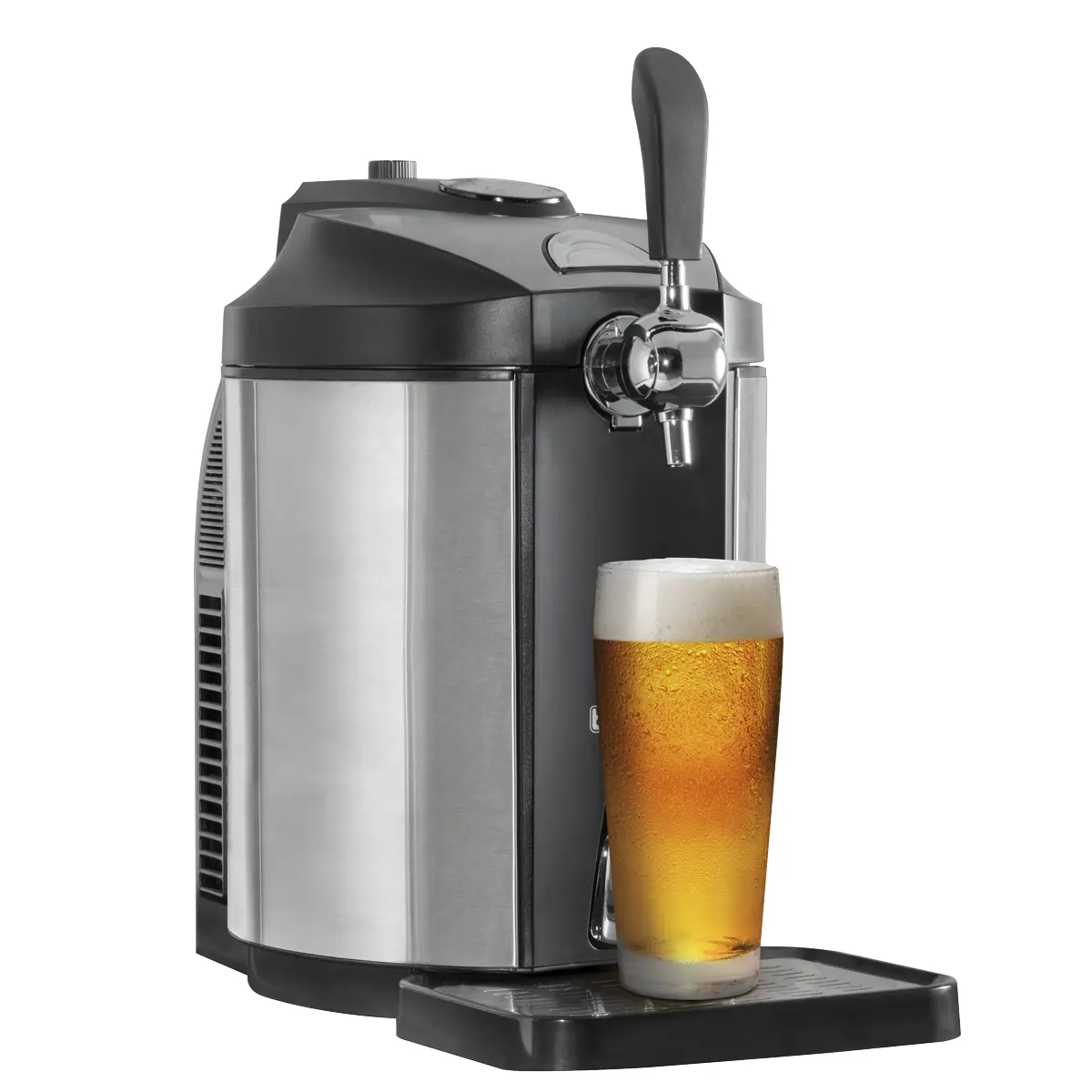 Baridi Mini Keg Draft Beer Dispenser Tap With Integrated Cooling 5L Capacity Dh49 1