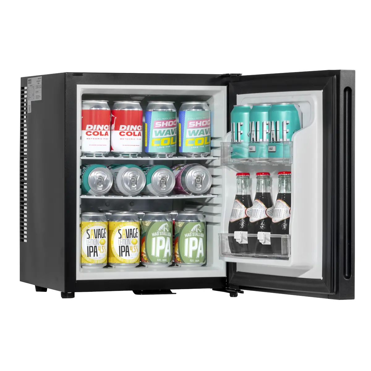 Baridi Ultra-Quiet Mini Drinks Fridge 25L Capacity Dh57 1