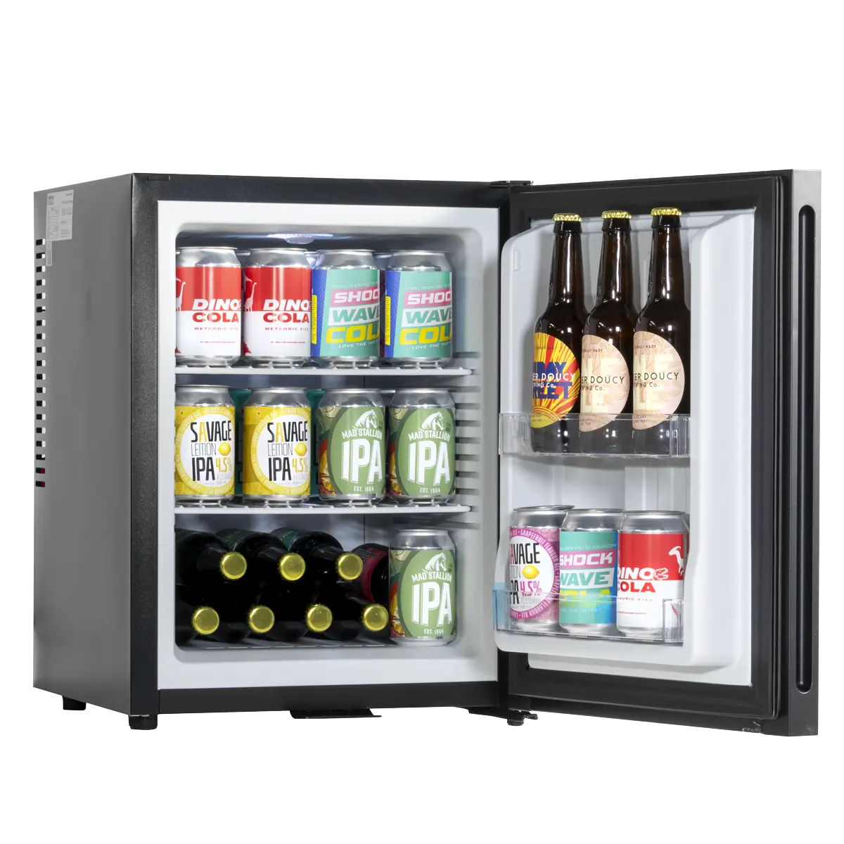 Baridi Ultra-Quiet Mini Drinks Fridge 35L Capacity Dh58 1