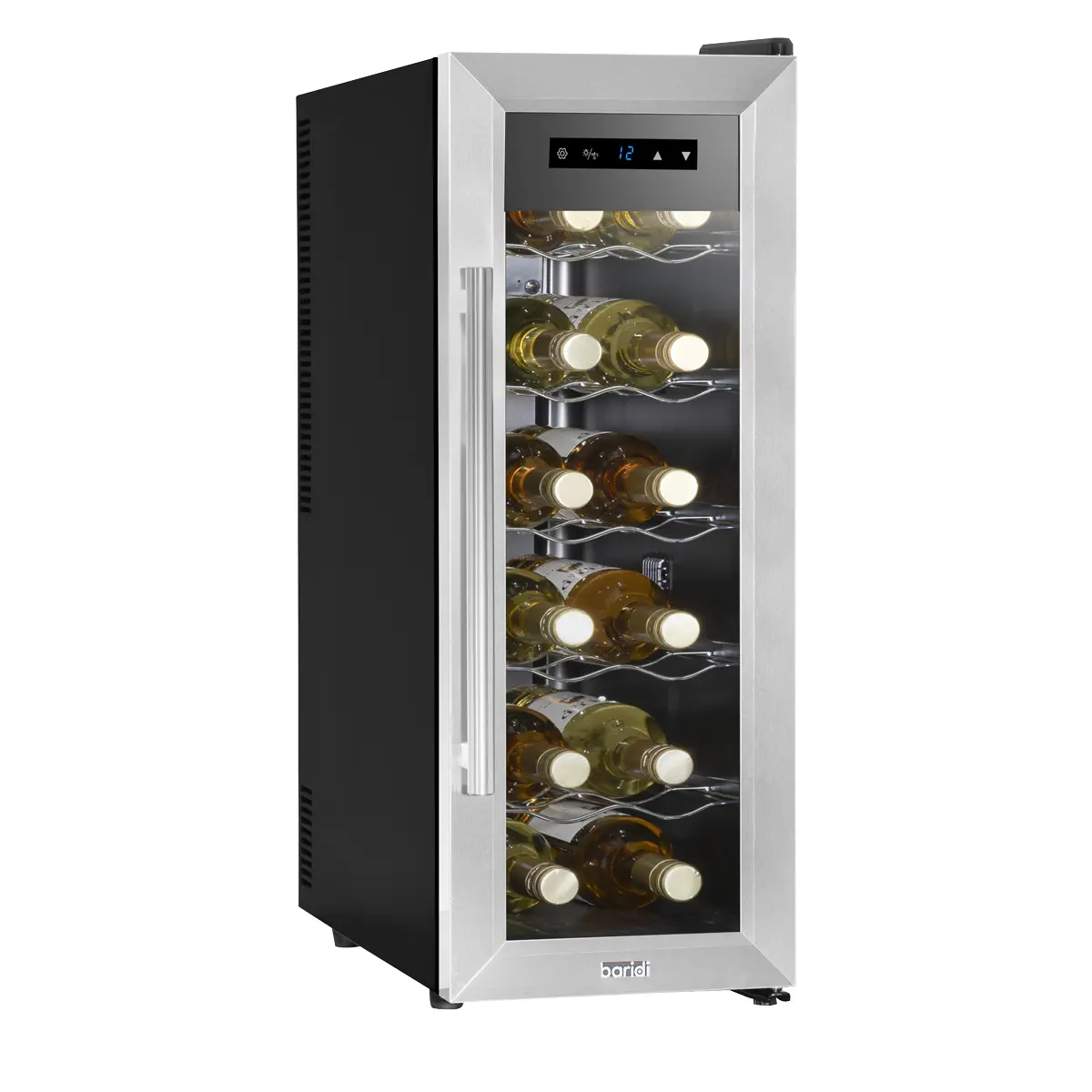 Baridi 12 Bottle Wine Fridge & Cooler - Stainless Steel Dh74 1