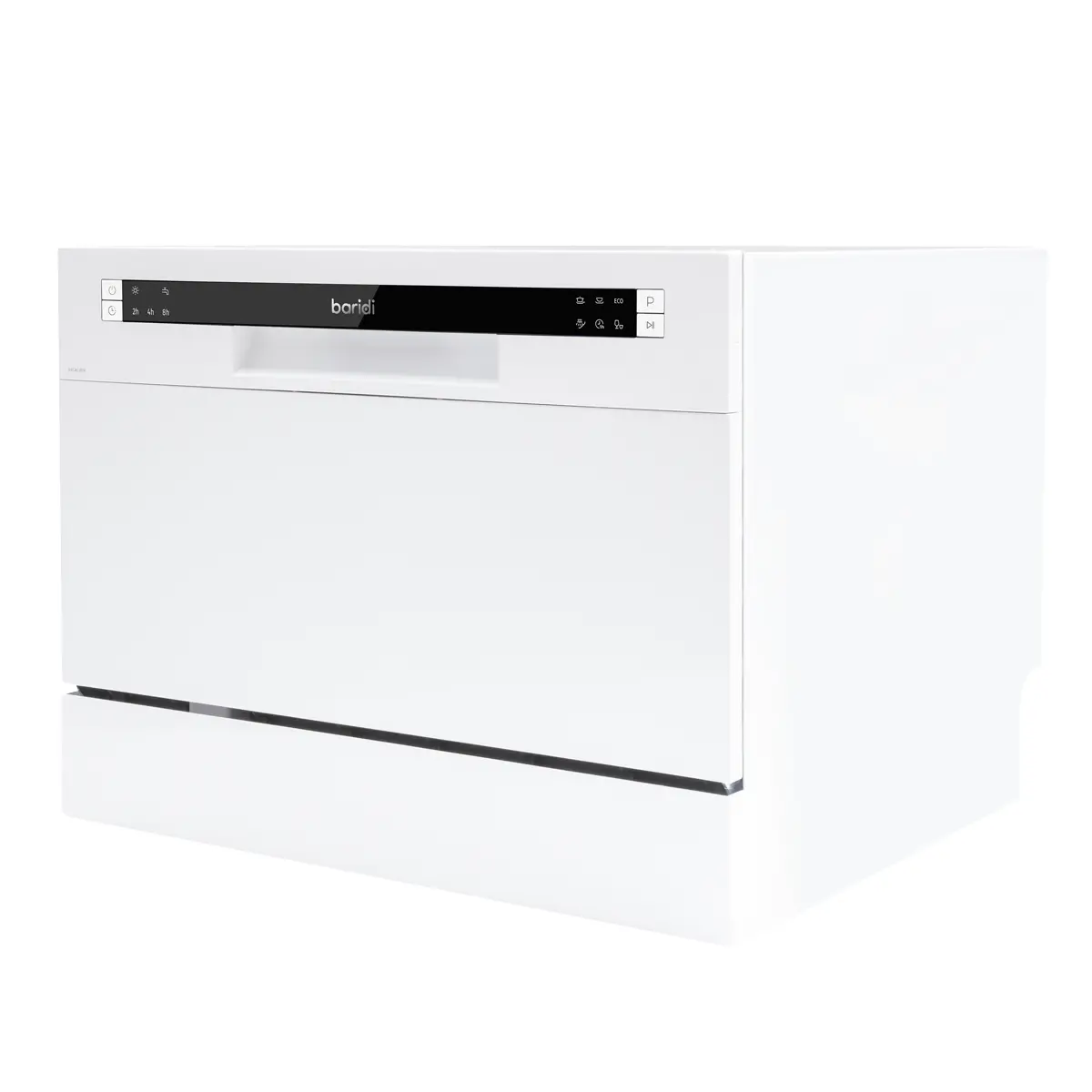 Baridi Tabletop Dishwasher 6 Place Settings 6.5L Capacity - White Dh83 2