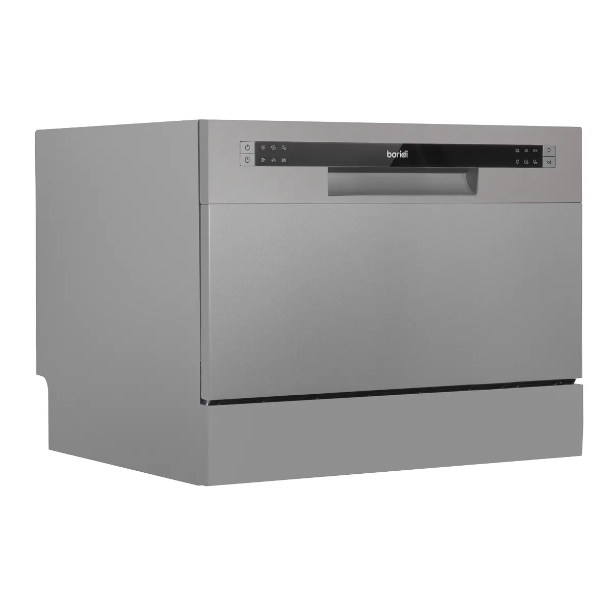 Baridi Tabletop Dishwasher 6 Place Settings 6.5L Capacity - Silver Dh84 1