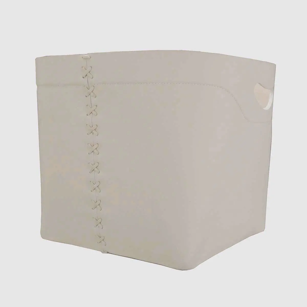 Multipurpose Leather Basket 1