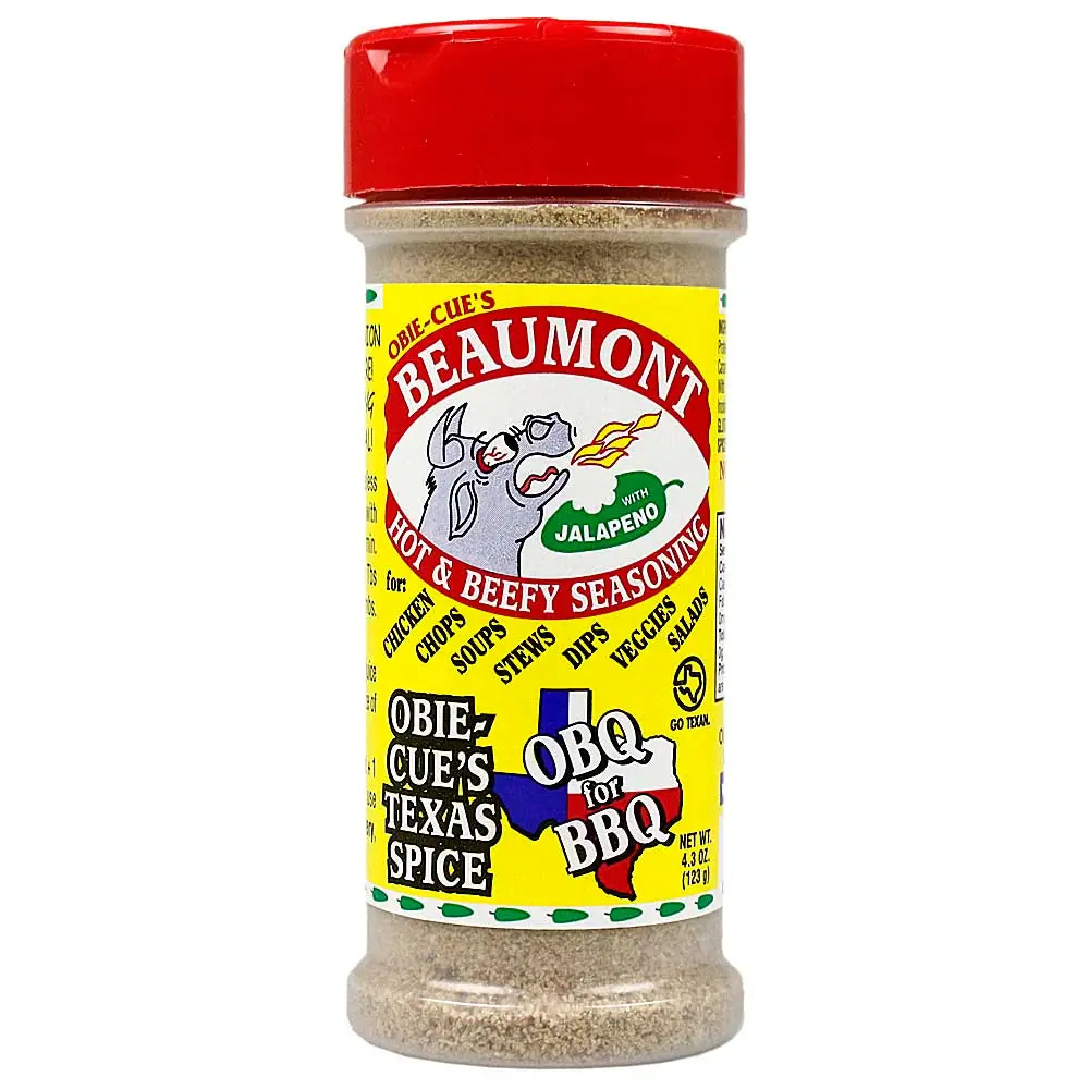 Obie-Cue’S Beaumont Hot & Beefy Seasoning 1