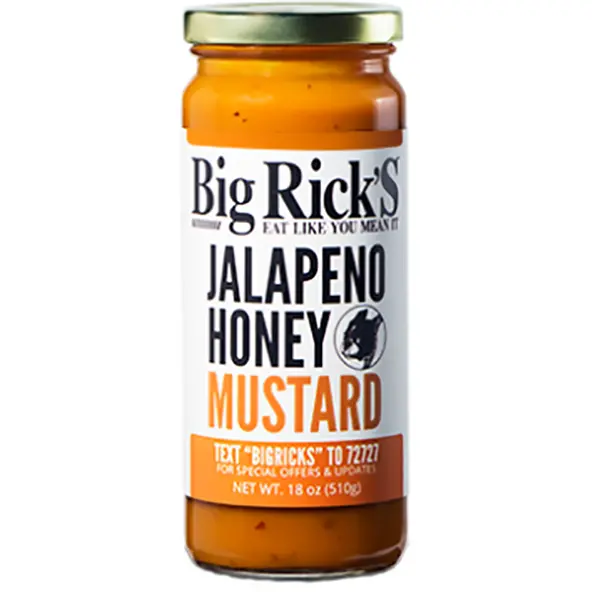 Big Rick's Jalapeno Honey Mustard 18 Oz. 1