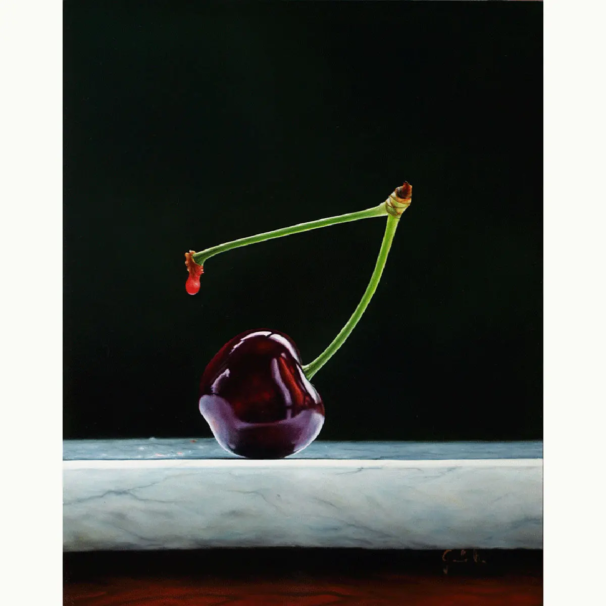 Cherries On Marble 1