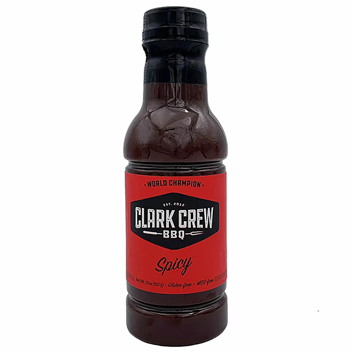 Clark Crew Bbq Spicy Bbq Sauce 20 Oz. 1