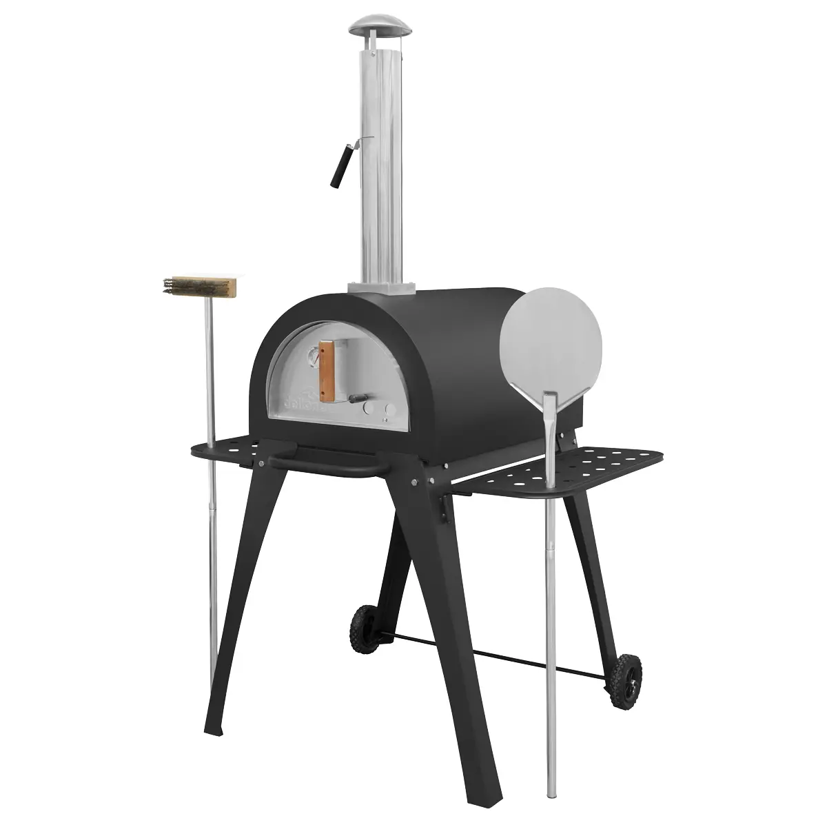 Dellonda Outdoor Wood-Fired Pizza Oven & Smoker Dg103 1