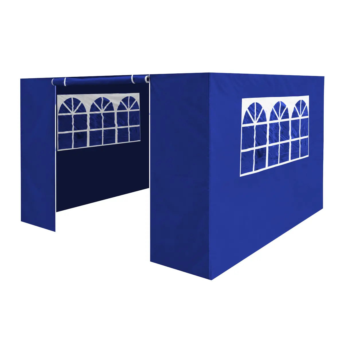 Dellonda Premium Gazebo/Marquee Side Walls/Doors/Windows, Fits 3 X 3M Models - Blue Dg147 1