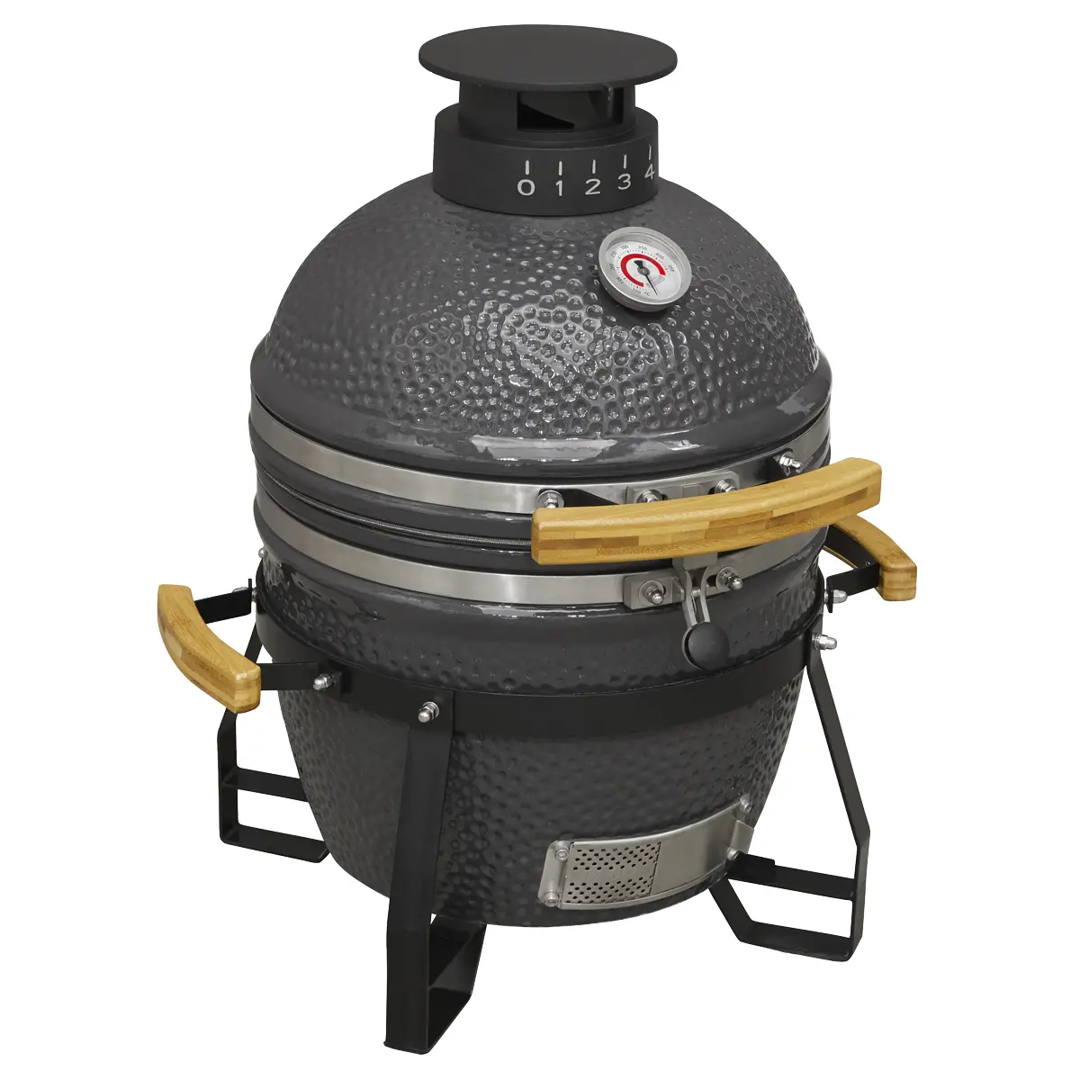 Dellonda Deluxe 16"(40Cm) Ceramic Kamado Style Bbq Dg158 1