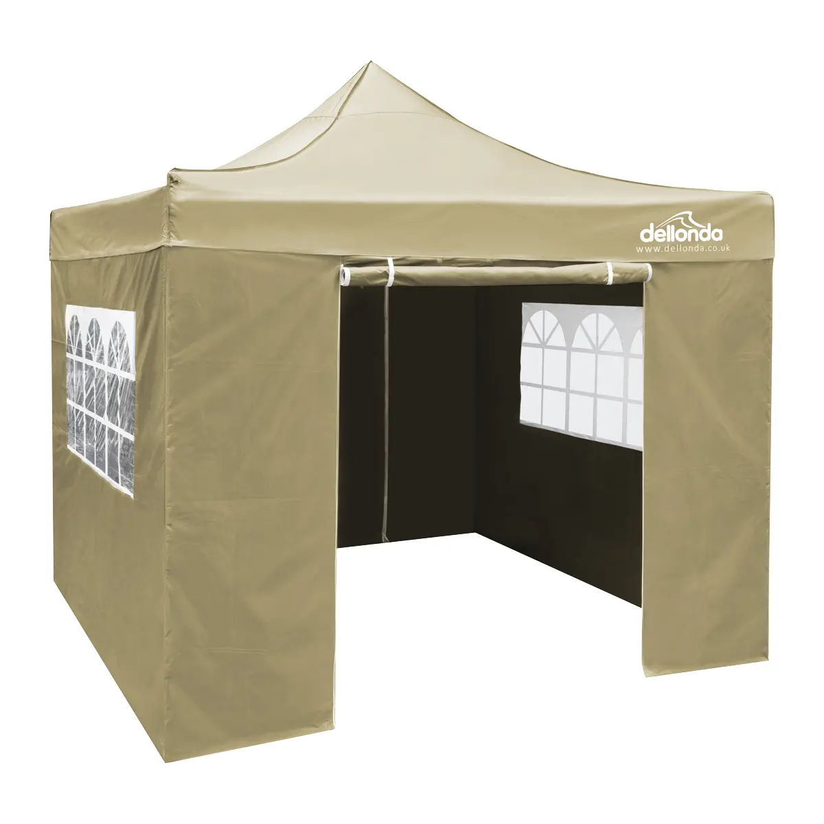 Dellonda Premium 2X2m Pop-Up Gazebo  Side Walls Pvc Coated Water-Resistant Fabr… 1