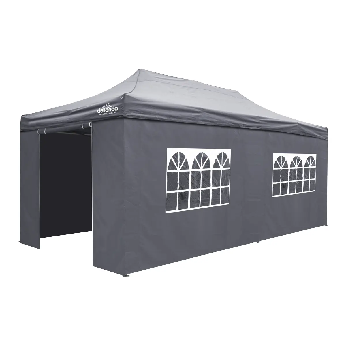 Dellonda Premium 3X6m Pop-Up Gazebo  Side Walls Pvc Coated Water-Resistant Fabr… 1