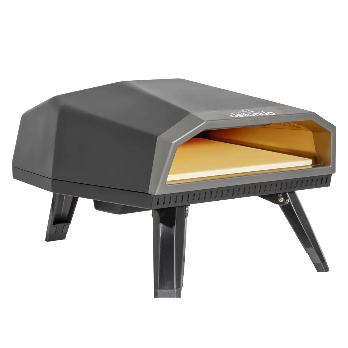 Dellonda Gas Pizza Oven With Water-Resistant Cover/Carry Bag & 12" Pizza Peel Dg257 1