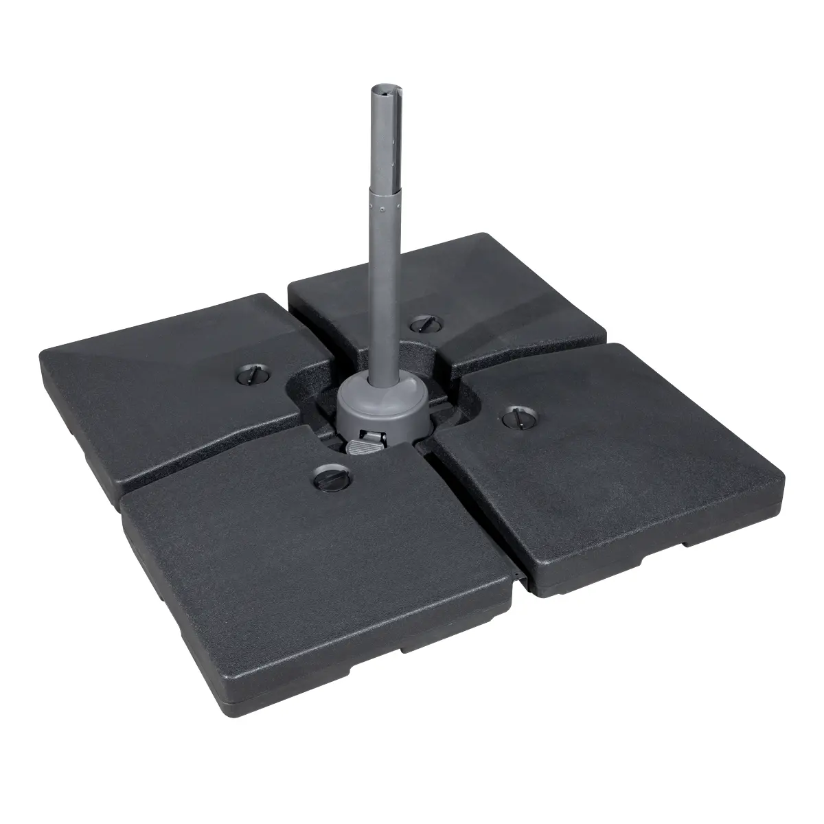 Dellonda Fillable Parasol Base, Water/Sand Fill 92L 4Pc Dg269 1