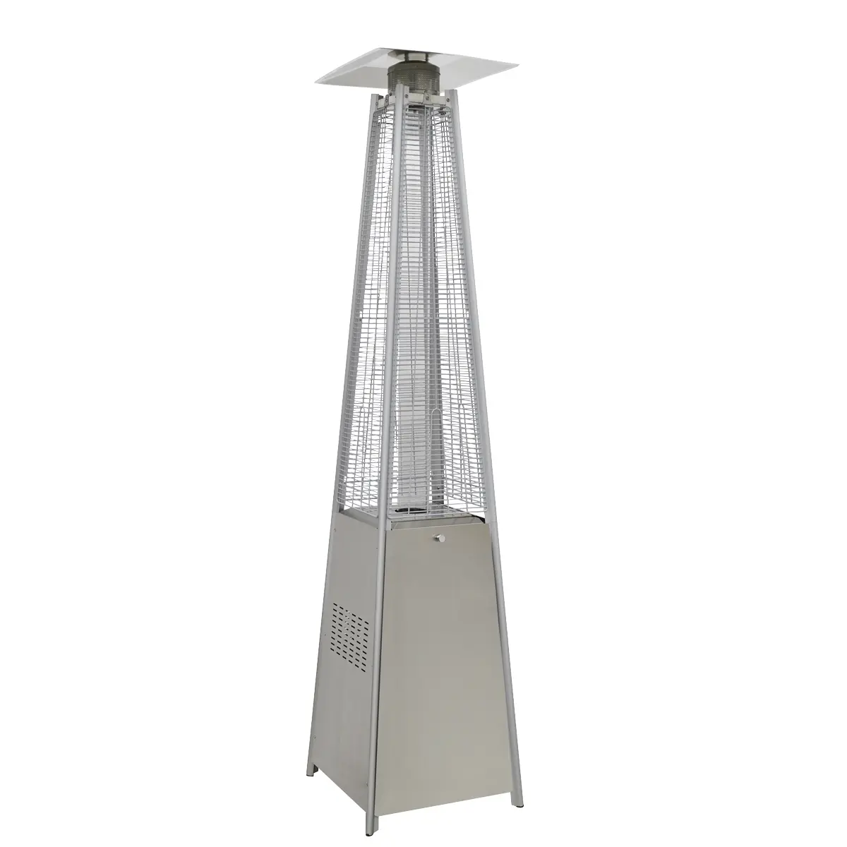 Dellonda 13Kw Pyramid Gas Patio Heater 13Kw Commercial/Garden Use - Stainless Steel Dg99 1
