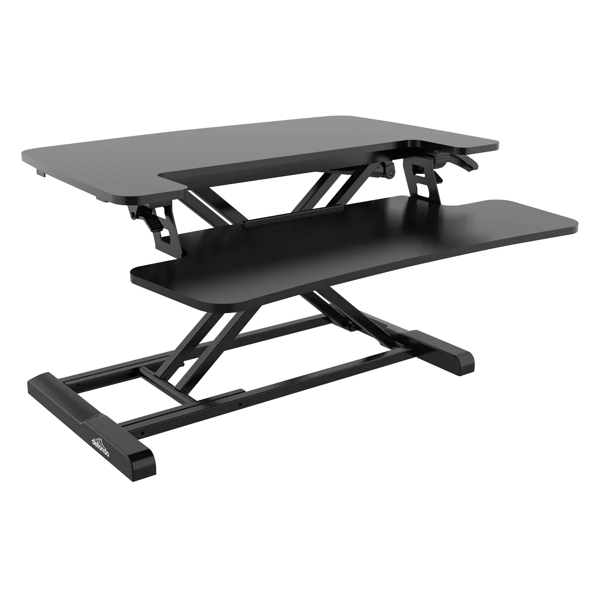 Dellonda 71Cm Adjustable-Height Standing Desk Riser 15Kg Capacity Dh14 1