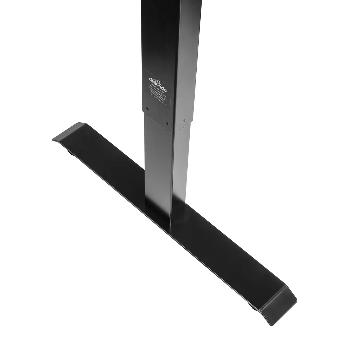 Dellonda Single Motor Ultra-Quiet Adjustable-Height Desk Frame 70Kg Capacity - Black Dh17 2