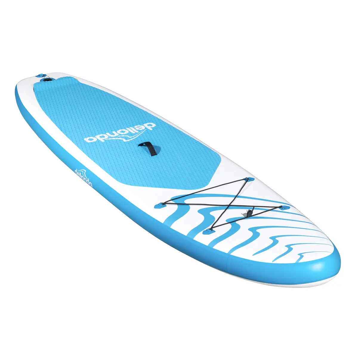 Dellonda Inflatable Stand-Up Paddle Board 10'6" - Light Blue/White Dl152 1