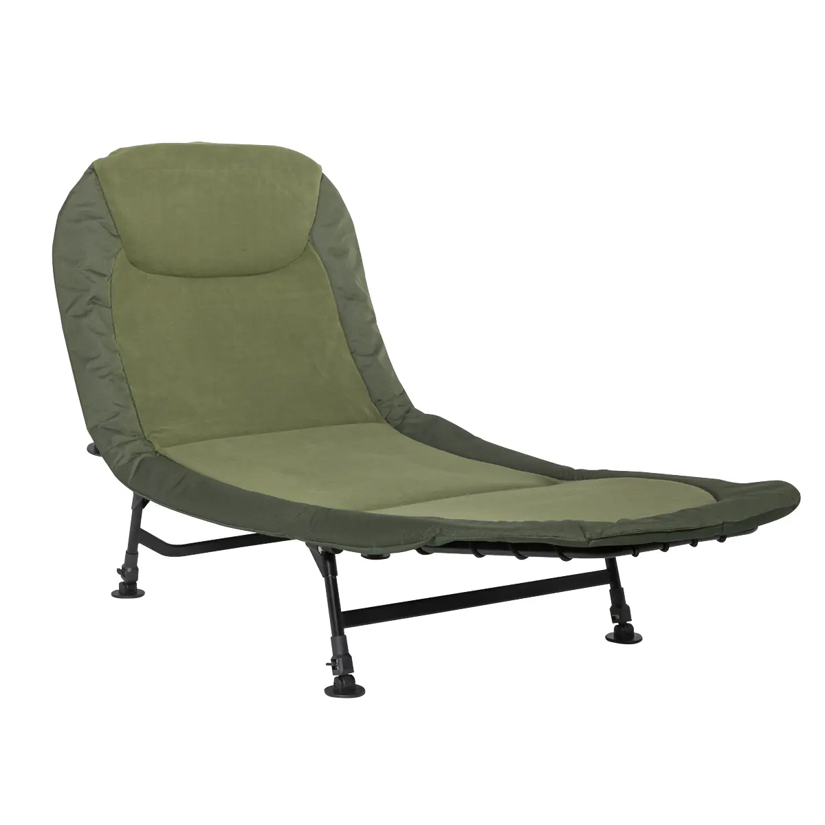 Dellonda Adjustable Bedchair With Fleece Mattress & Pillow Dl77 1