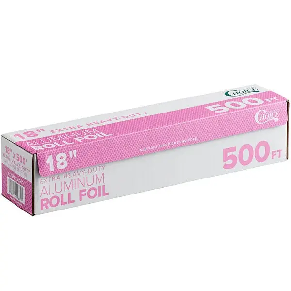 Choice 18" X 500' Extra Heavy-Duty Aluminum Foil 1