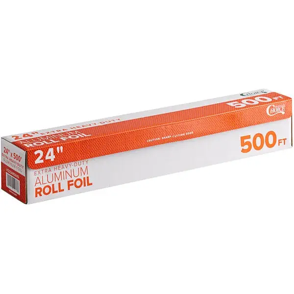 Choice 24" X 500' Extra Heavy-Duty Aluminum Foil 1