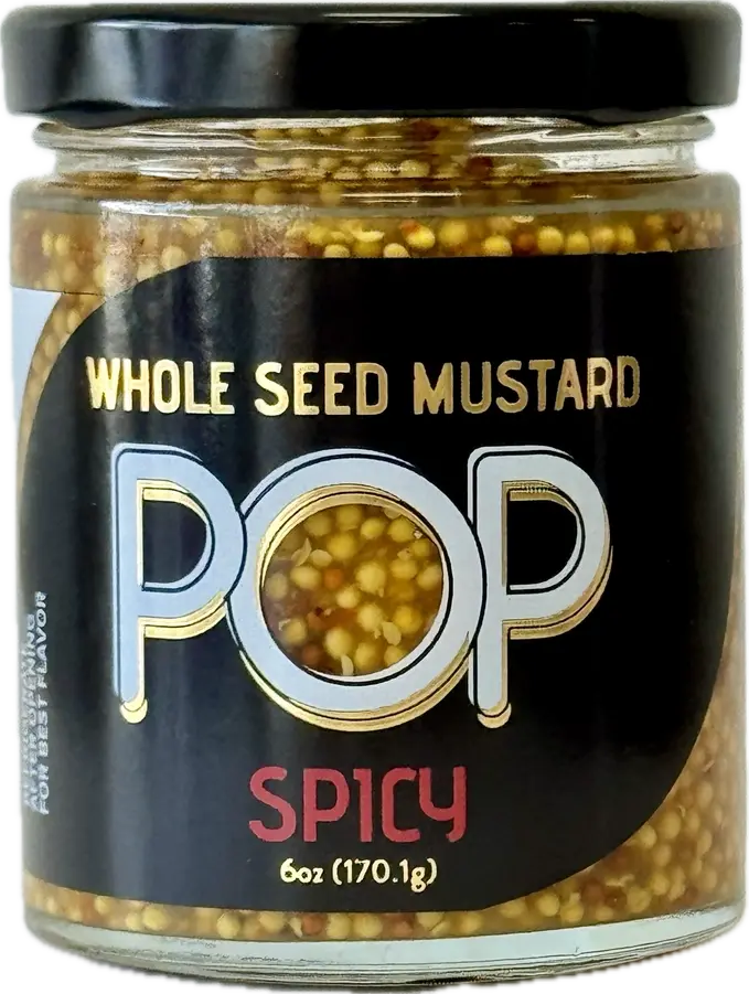 Pop Mustards Spicy Whole Seed Mustard 1