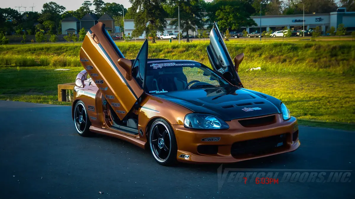 Vertical Doors Kit Compatible Honda Del Sol 1993-1997 1