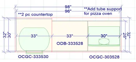 Challenger Custom Outdoor Kitchen Quote 11499G Adamamy Fauss Project 1