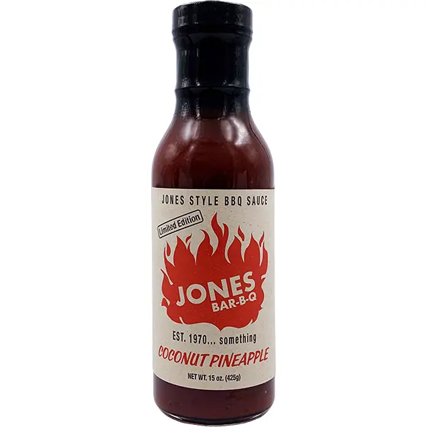 Jones Bar-B-Q Coconut Pineapple Sauce 1