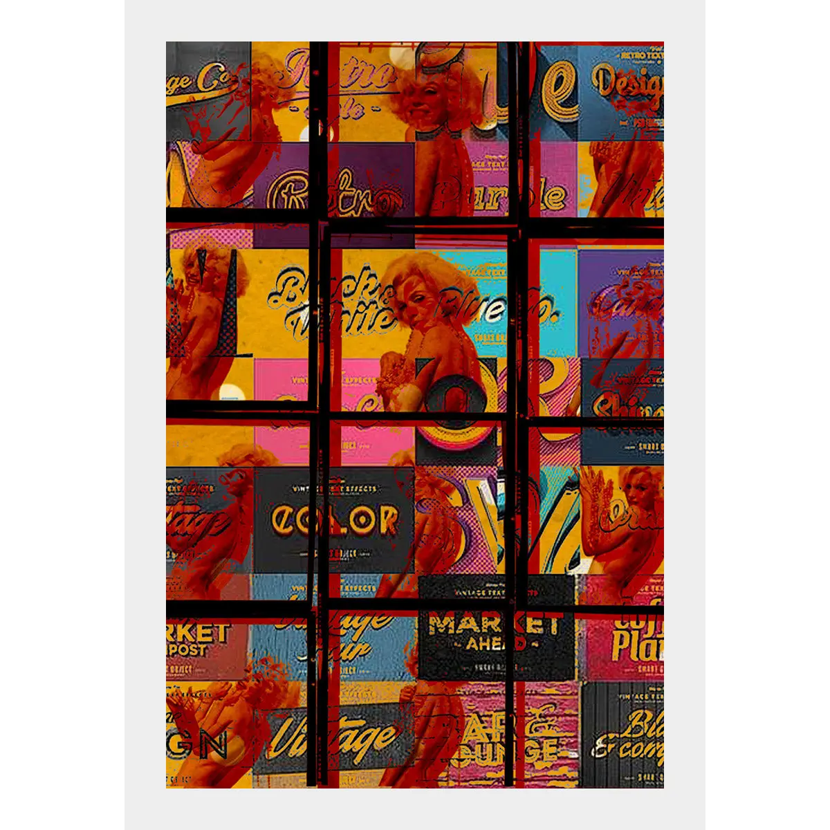 Marilyn & Marilyn - Fine Art Digital Print 1