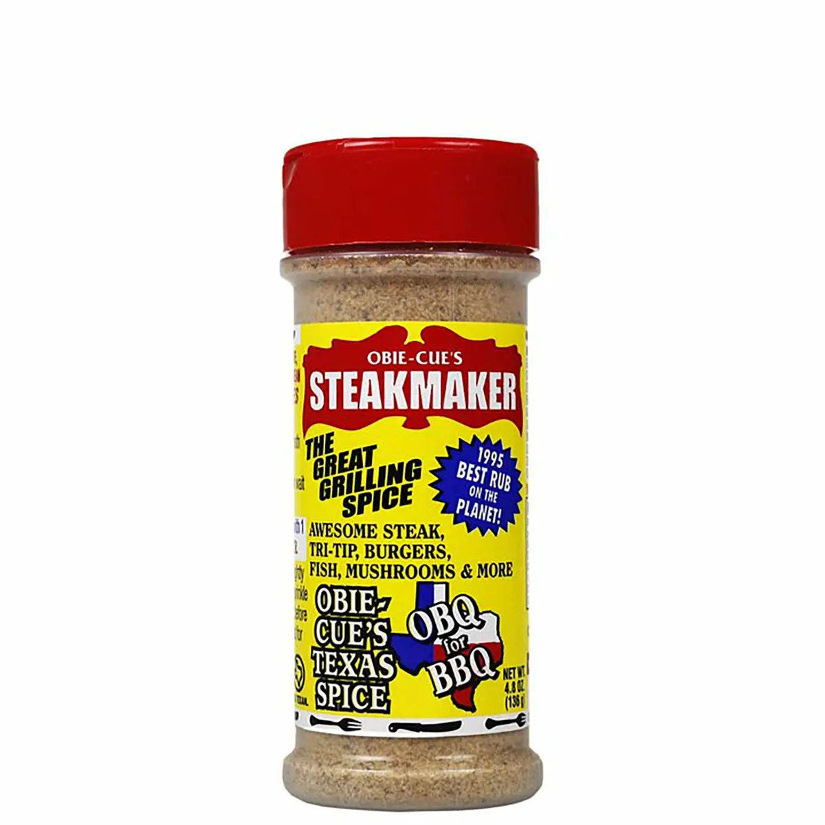 Obie-Cue's Steakmaker The Great Grilling Spice 4.8 Oz. 1