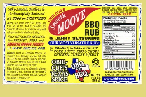 Obie Cue’S Smooth Moove Rub 1