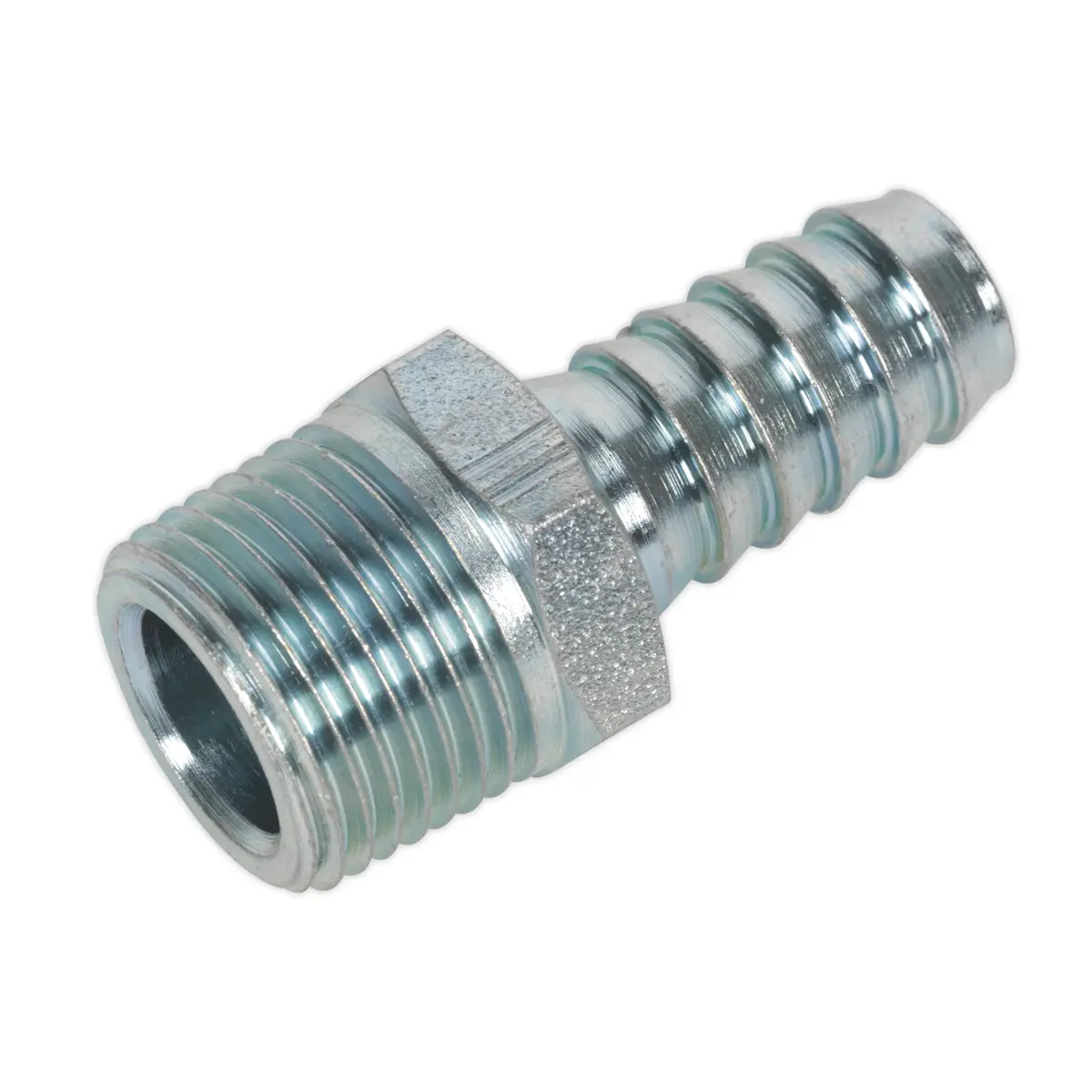 Pcl Screwed Tailpiece Male 3/8"Bspt - 3/8" Hose - Pack Of 5 Ac41 1